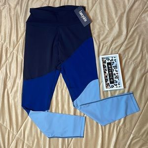 NWT blue leggings